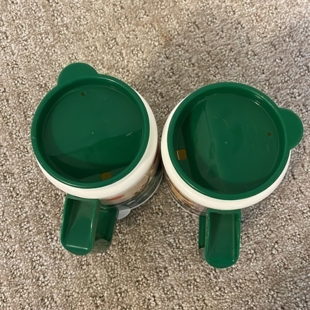 Vintage Walt Disney World Resort Insulated Coffee Mugs With Lids - Picture 5 of 6